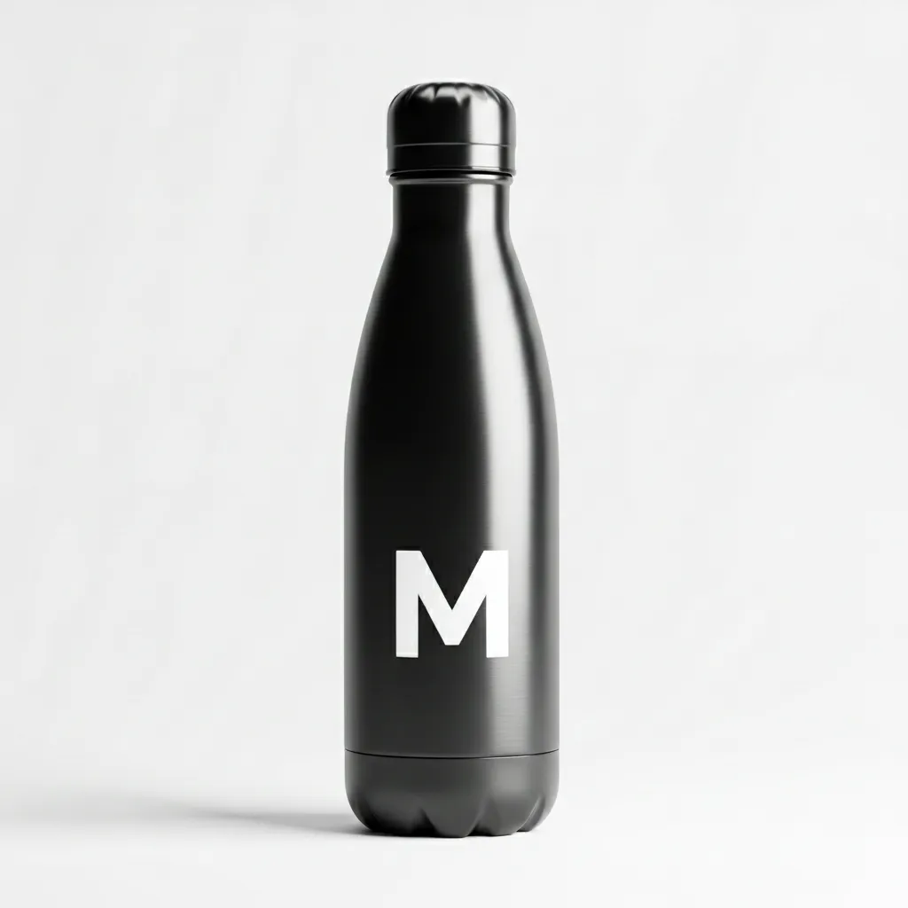Branded Steel Bottle Branding